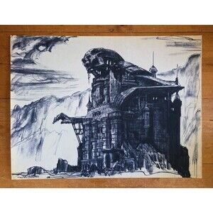 Francis Ford Coppola's Dracula's Castle Mentor Huebner Conceptual Art Photo Copy